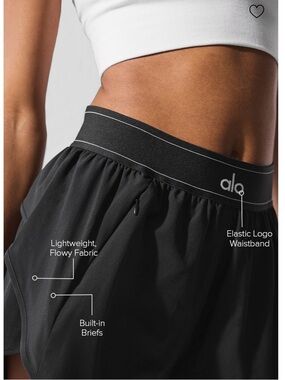 Brand new Alo Match Point Shorts – Black, Size XS, New with Tags.